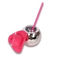 thumbnail image 3 of Disco Ball Cups Cowboy Hat Disco Ball Cup with Straws Bachelorette Hen Decoration Electroplating Ball Cup Pink Plastic Pink, 3 of 6