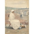 thumbnail image 2 of Joža Úprka 11x14 Gold Ornate Wood Frame and Double Matted Museum Art Print Titled - He and Myjava Market (1886), 2 of 4