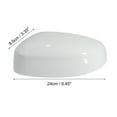 thumbnail image 3 of Unique Bargains White Left Side Car Side Door Wing Mirror Cover Rear View Mirror Cap for Ford Focus MK2 Facelift 2008-2011, 3 of 7