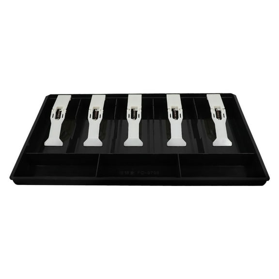 SOPOTUTU Money Drawer Organizer with Several Compartments for Retail and Supermarket Use