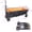 Brakes+orange+big, variant on Portable Mini Folding Wagon - Multi-Purpose Cart for Garden, Shopping, Beach & Outdoor Activities