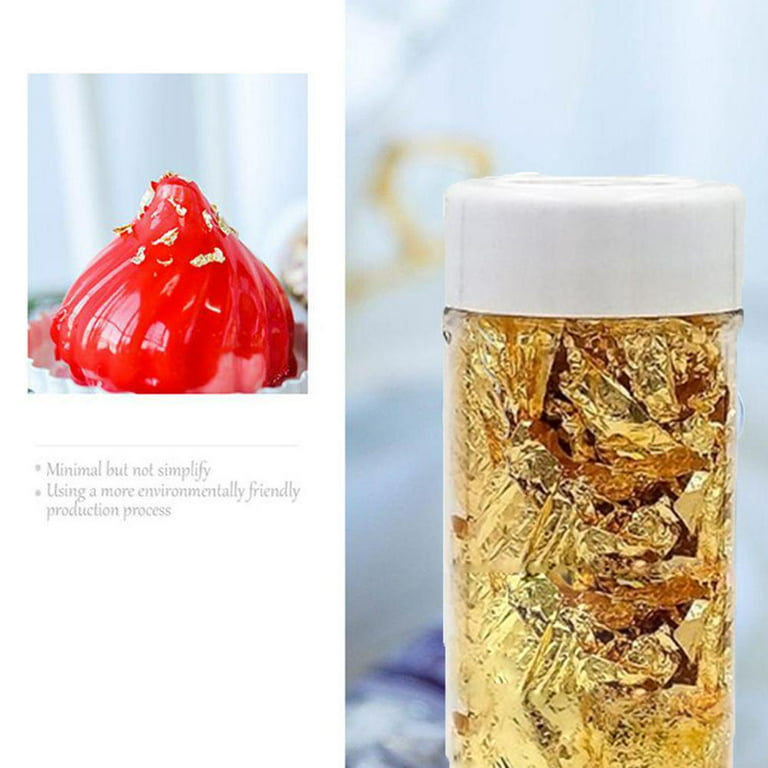 2g Edible Gold Leaf Foil Cooking Food Dessert Cake Decoration Ice Cream DIY  - AliExpress