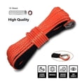 thumbnail image 3 of 15m 6mm/7mm Towing Winch Cable Rope String Line Synthetic Fiber 5800lbs/7700lbs/9300lbs For ATV UTV SUV 4X4 4WD ,Easy to Carry, 3 of 9