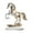 B, variant on Chanana Acrylic Horse Figurine with Stand, Standing Horse Multi-Functional Decorative Base for Display, Home Office Desk Decor for Living Room, Bedroom, and Workspace Decoration