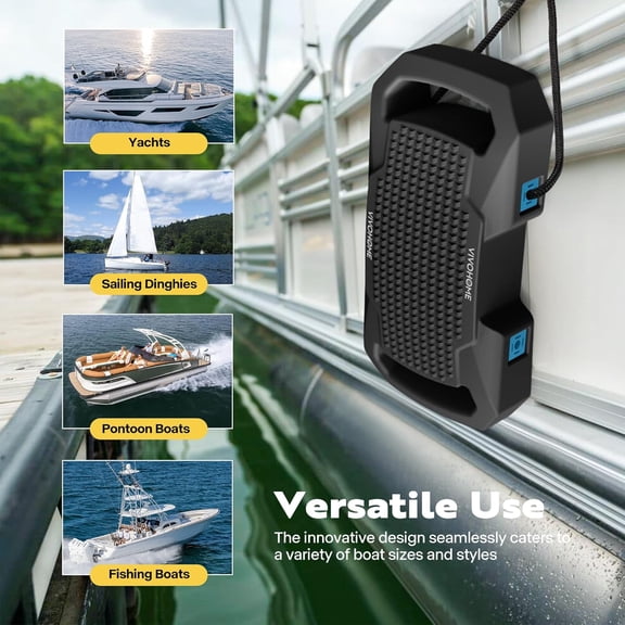 SPECSTAR EVA Boat Fenders for Docking, Boat Bumpers with Nylon Rope, and Fixed Lock Fit for Yachts, Sailing Dinghies, Bass Boats