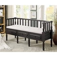 thumbnail image 2 of Furniture of America Hanita Transitional Entryway Bench in Walnut, 2 of 6