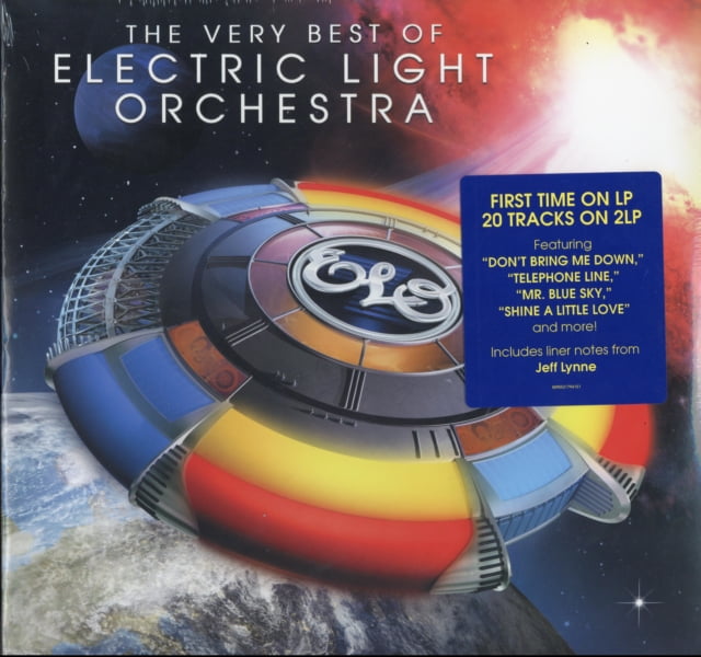 ELO CD Record Label Desktop or Wall Clock - Mr Blue Sky Electric Light Orchestra 