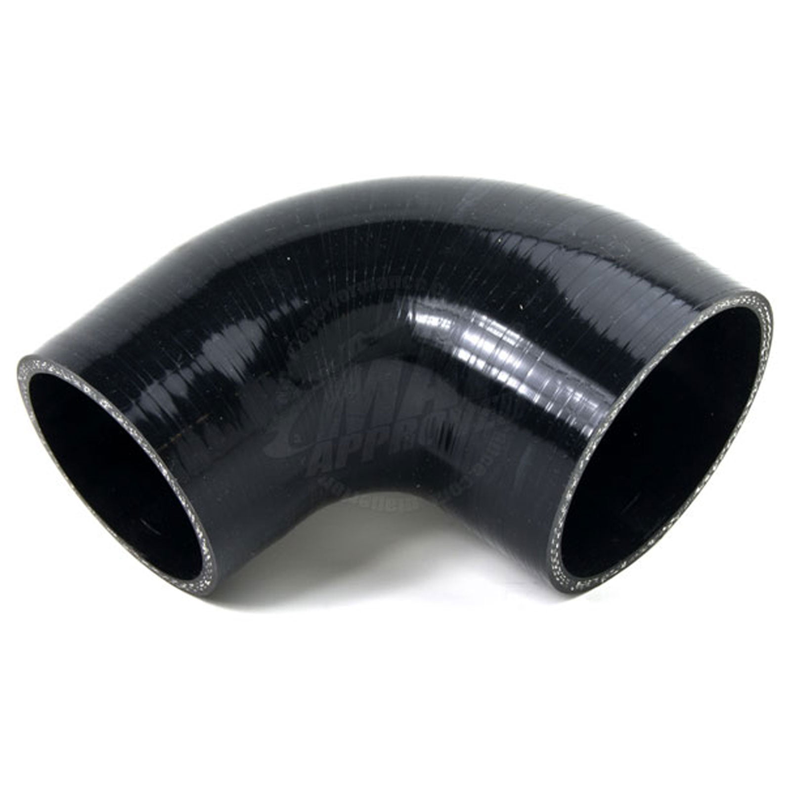 5/8" 1" 90 Degree Reducer Silicone Hose 19 to 25mm Turbo Coupler Pipe Black