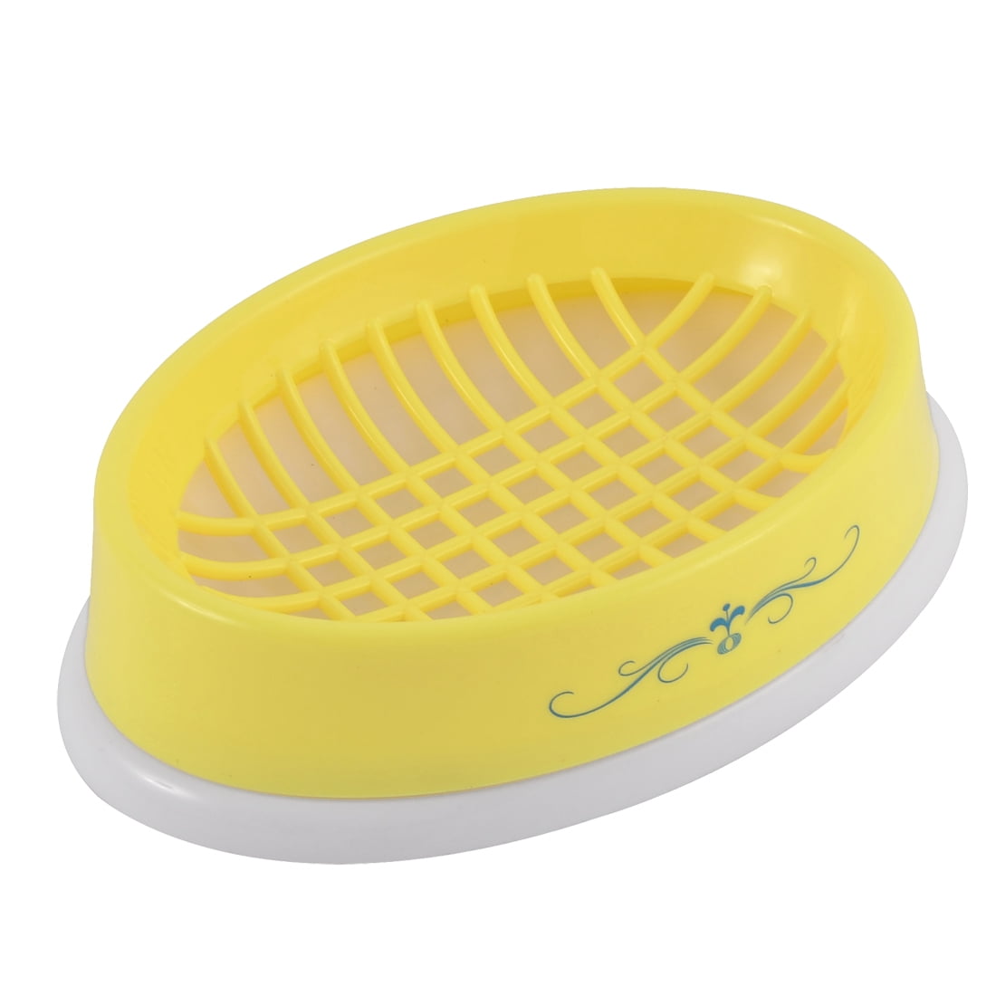 Unique Bargains Plastic Oval Shape Case Shower Soap Container Box