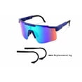 thumbnail image 4 of Gafas De Sol Xtellar azul Deportivas Y Ajustables Para Ciclismo, 4 of 4