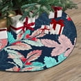 thumbnail image 3 of FMSHPON Autumn Leaves Xmas Christmas Tree Skirt Stand Mat for Holiday Party Decoration Indoor Outdoor 36 inches, 3 of 3