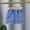 Pink, variant on CHUOU Toddler Girls Denim Shorts Elastic Waist Heart Prints Jeans,Sizes 6M-5T