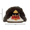 thumbnail image 2 of Zig Zag MATA Vaishno Devi Darbar Idol Showpiece for Pooja Room, Living Room, Office, Gifting (Multicolour, 6 Inches), 2 of 5