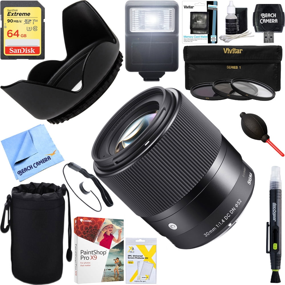 Sigma 30mm F1 4 Dc Dn Lens For Sony E Mount 64gb Ultimate Filter Flash Photography Bundle Walmart Com Walmart Com Sigma 30mm F1 4 Dc Dn Lens For Sony E Mount 64gb Ultimate Filter Flash Photography Bundle Walmart Com Walmart Com