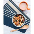 thumbnail image 3 of Navy Blue Beige Striped Kitchen Dish Towels for Drying Dishes Set of 4, Modern Farmhouse Retro Lines Waffle Weave Microfiber Hand Tea Bathroom Towels Quick Dry & Absorbent Towel 12x12, 3 of 7