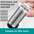 thumbnail image 3 of HomeLife Universal Bathroom Sink Stopper Rust-Proof Brass Core Drain Filter with Hair Strainer Bathroom Sink Drain Stopper Replacement, 3 of 13