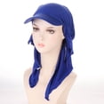 thumbnail image 3 of Unisex Baseball Hat Cap Hijab Shawl Summer Breathable Headscarf Polyester One Size Sun Protection, 3 of 3