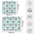 thumbnail image 2 of Ryvnso Cartoon Pandas Skating Dish Drying Mat for Kitchen Countertop 18x24 Large Dish Pad Drainer Rack Dish Sink Mats, 2 of 7