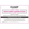 thumbnail image 7 of Candy Envy Light Pink Rock Candy Sugar Stick, Cherry Flavor, 24 Count, Individually Wrapped, 7 of 7