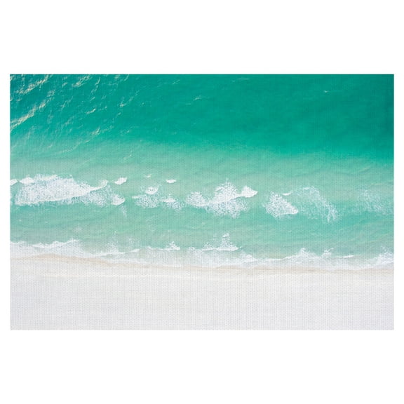 Masterpiece Art Gallery Surf Ocean Bird's Eye View By Aaron Burden Canvas Art Print 24" x 36"