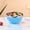 Blue, variant on FAMTKT 304 Stainless Steel Double Layer Insulated Soup Bowl for Kids and Home Use Colorful P-ink Rice Bowl,Home Decor Collection