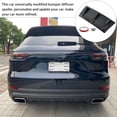 thumbnail image 2 of Kudiqi 1pc Professional Car Back Bumper Spoiler Durable Automobile Bumper Diffuser, 2 of 5
