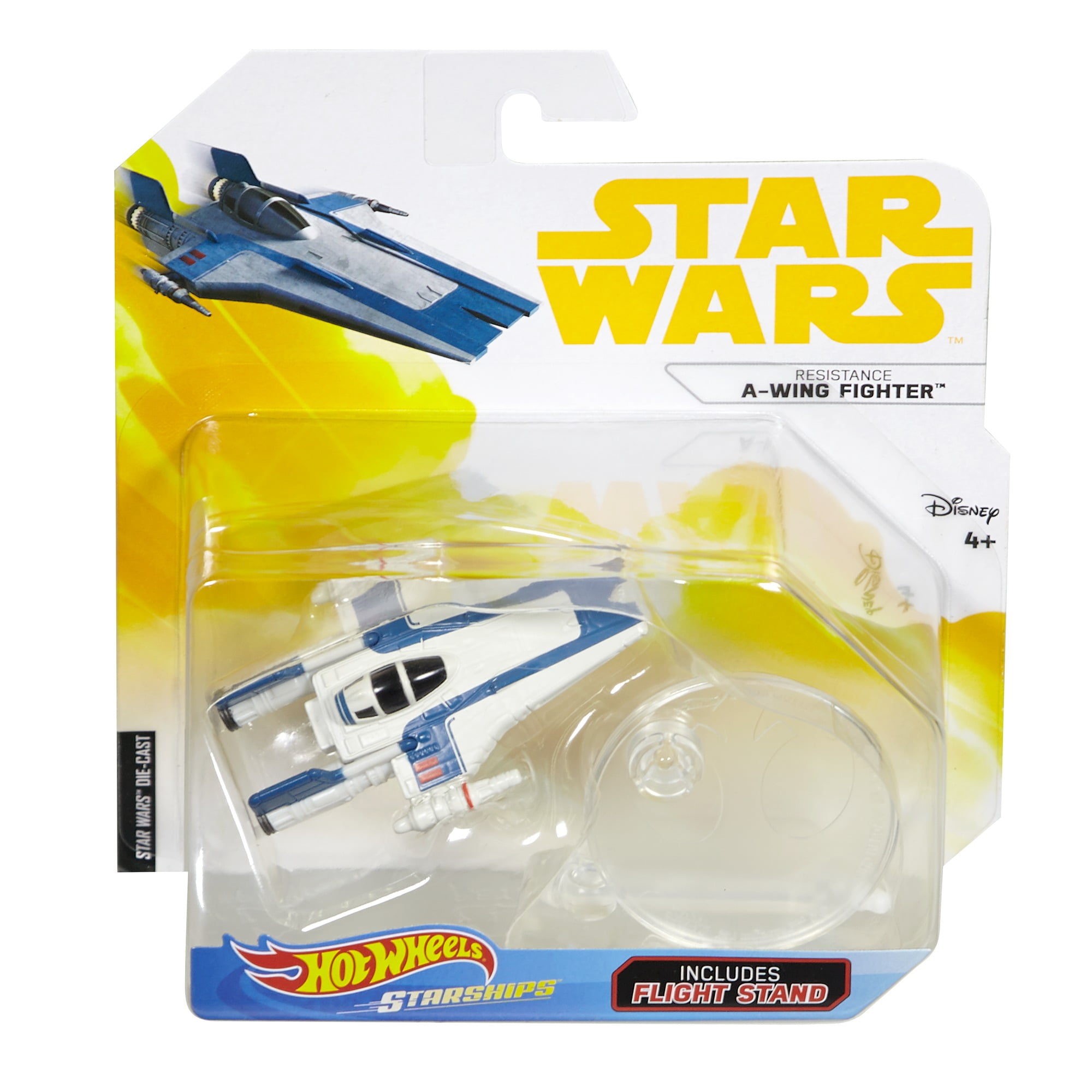 Hot Wheels Star Wars Starships The Last Jedi Resistance A-Wing Fighter Vehicle
