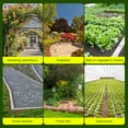thumbnail image 7 of Weed Barrier Fabric, Heavy Duty Woven Polypropylene Landscape Fabric, Blocks Weeds, Air & Water Permeable for Gardens, Flower Beds, Pathways （3x30ft）, 7 of 7
