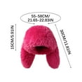thumbnail image 3 of Cxenplz Women's Winter Warm Plush Hat Long Rabbit Ears Hats Ladies Fuzzy Cute Fashion Skull Caps for Cold Weather Christmas Halloween, 3 of 6
