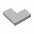 thumbnail image 3 of Lot 14719 Flat Tile 1+2 Corner Thin Figure BuildingsÂ Blocks Toy For Children Compatible Educational Creative Size Gift DIY MOC Dark Grey 50PCS, 3 of 5