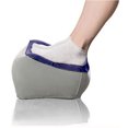 thumbnail image 4 of 2 Pcs Inflatable Feet Rest Pillow Flocking PVC Foot Massage Stool Relax Cushion for Outdoor Travel (Grey Blue + Grey), 4 of 9