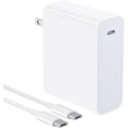 thumbnail image 1 of TAOHAI Mac Book Pro Charger 100W USB C Fast Charger Power Adapter Compatible with USB C Port MacBook pro/Air, ipad Pro, Samsung Galaxy and All USB C Device, Include Charge Cable, 1 of 8