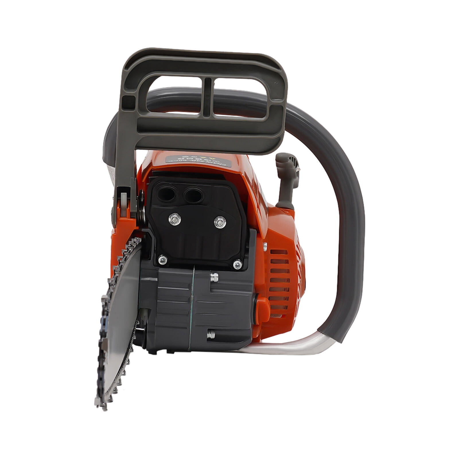 2.8kw 60cc Orange Gas Chainsaw,22in Max Cut,2-Stroke Air-Cooled,Cordless,Safe & Comfortable,Ideal for Garden & Logging