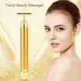 thumbnail image 1 of Beauty Bar Slimming Face Massage Tool T-Shape Vibrating Bar Massager, 1 of 10