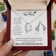 thumbnail image 5 of The Most Meaningful Gift For A New Mom - Giraffe Necklace, New Mom Mother's Day Gift, First Time Mom Gift, New Mom Gift Jewelry - Forever Love Necklace - White Gold or Yellow Gold - Gift Box, 5 of 5
