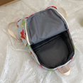 thumbnail image 2 of Butterflies Print Woman Backpack Large Capacity School Bags for Girls (White), 2 of 10