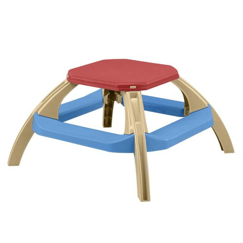 American Plastic Toys Kids Indoor Outdoor Octagonal Picnic Table