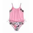 thumbnail image 2 of WOYY Girls' 2 Piece Bathing Suits Tropical Beach Tankini Set UPF50+ Swimsuit, Sizes 5-14, 2 of 6