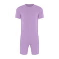 thumbnail image 3 of TTAO Men's Anti-Strip Adaptive Jumpsuit Short Sleeve Adaptive Rompers for Elderly Special Needs Patients Lavender S, 3 of 7