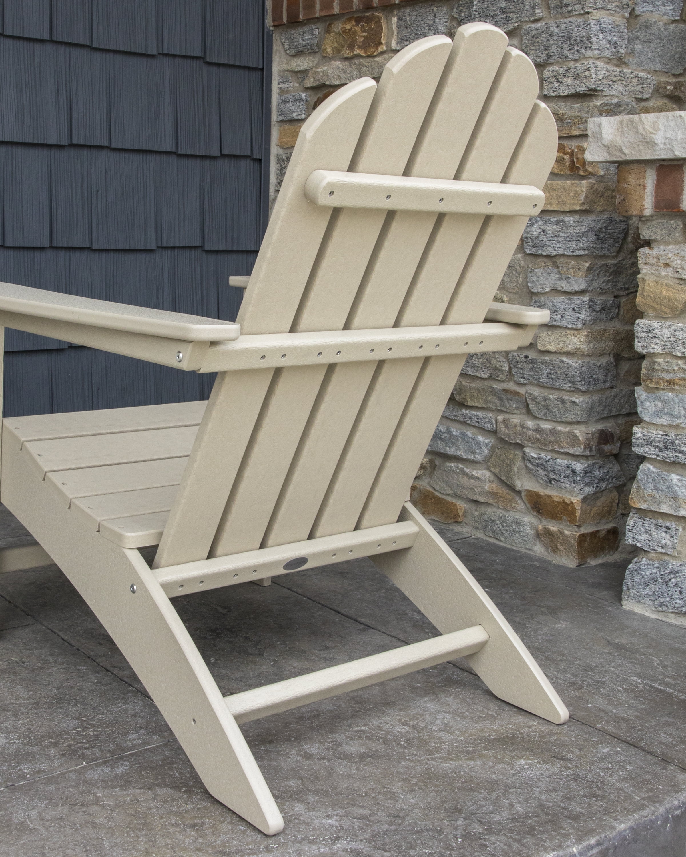 POLYWOOD® Canyon Adirondack Chair in Slate Grey