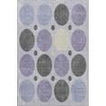 thumbnail image 2 of Addison Rugs Mayfield Premium Machine Washable Transitional Geometric Lavender Rectangle Rug, 3' x 5', 2 of 7