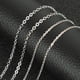 thumbnail image 2 of Moda S925 cadena cruzada de plata cadena larga para suéter con cadena joyería collar de plata brillante, 2 of 4