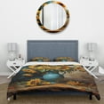 thumbnail image 3 of Designart "Sunflowers Van Gogh s Timeless Masterpiece II" Floral & Botanical Bedding Covert Set - Masterpiece Yellow Landscapes Bed Set With 2 Shams, 3 of 6