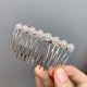 thumbnail image 1 of Exquisito peine de aleación con lazo de perla tachonado de diamantes, peine de moda para Europa y Estados Unidos, 1 of 6