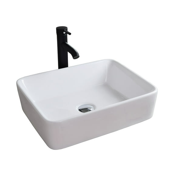 Esatto® Kit Borde N Paquete De Precio Mejorao Lavabo Llave Negra Desagües Listo Para Instalar ESATTO ECONOKIT BORDE N