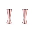 thumbnail image 4 of Matsuzay Coctelera doble de acero inoxidable, vaso medidor de 30ml/60ml, herramienta de medición Jigger, dispositivo de barra, suministros para fiestas, color cobre 2piezas Matsuzay CBP001247, 4 of 5