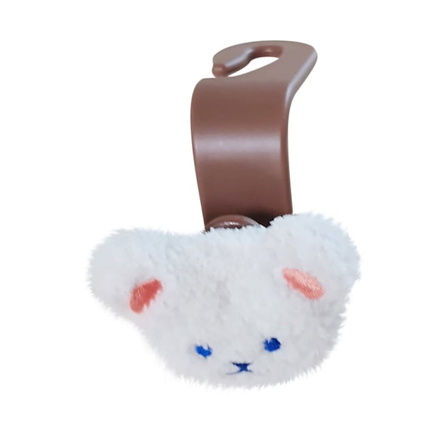 Agiferg Cartoon Bear Hook Car Seat Back Multi-Functional Storage Hook Car Plastic Pendant