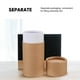 thumbnail image 5 of 10 cajas de regalo de papel marrón con forma de cilindro para botellas de aceite, 5 of 8