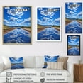 thumbnail image 4 of Designart "Road Reflection Blue Sky" Landscape & Nature Canvas Print, 4 of 5