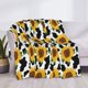 thumbnail image 3 of Balery Cute Cow Print Sunflower B Manta de Franela con Dibujo, Lujo Ultra Suave y Cálido, Antipelusa y Resistente a las Arrugas para Cama, Sofá, Camping -50"x40", 3 of 6